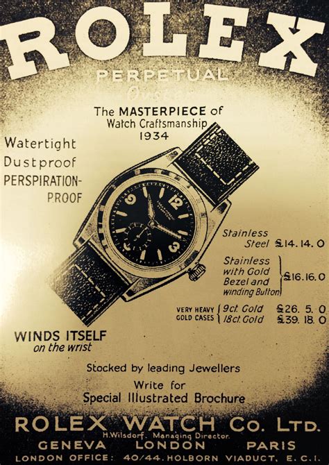 pubblicità rolex vintage|fratello rolex ads.